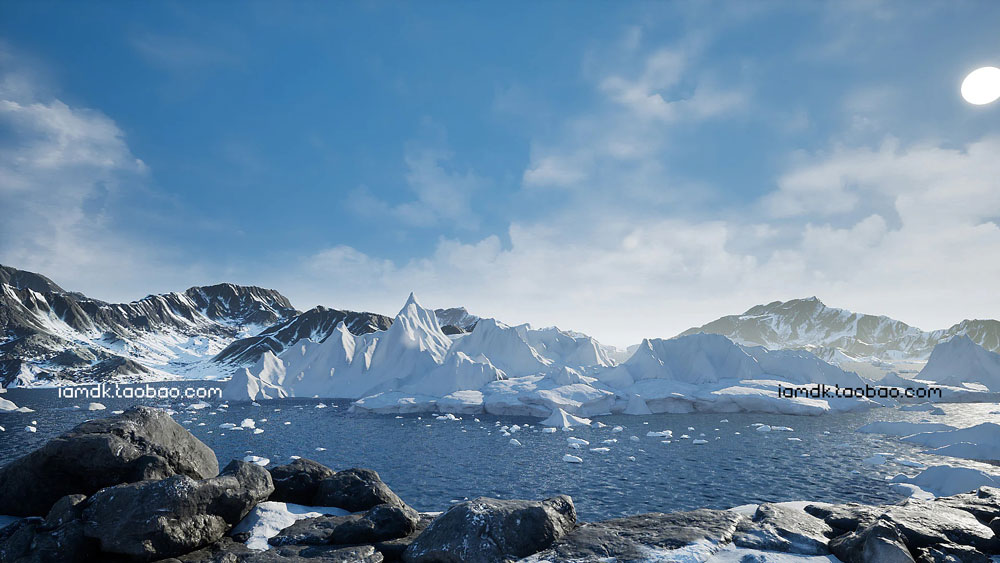 UE模型 高质量北极南极科考站冰山环境场景素材 Unreal Engine – Arctic Base_img_2