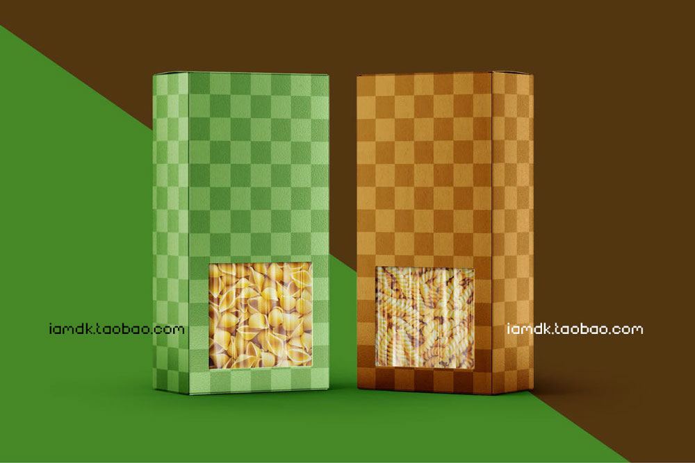 时尚面食食品包装盒设计展示贴图样机合集 Pasta Box Packaging Mockup Set_img_2