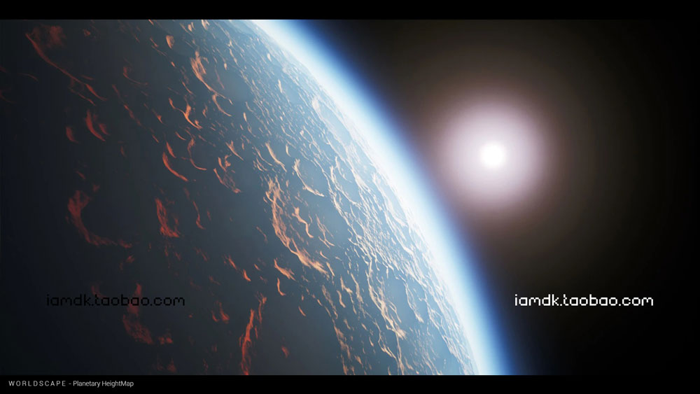 UE插件 炫酷太空星球行星地形WorldScape Plugin插件设计素材 Unreal Engine – WorldScape Plugin_img_2