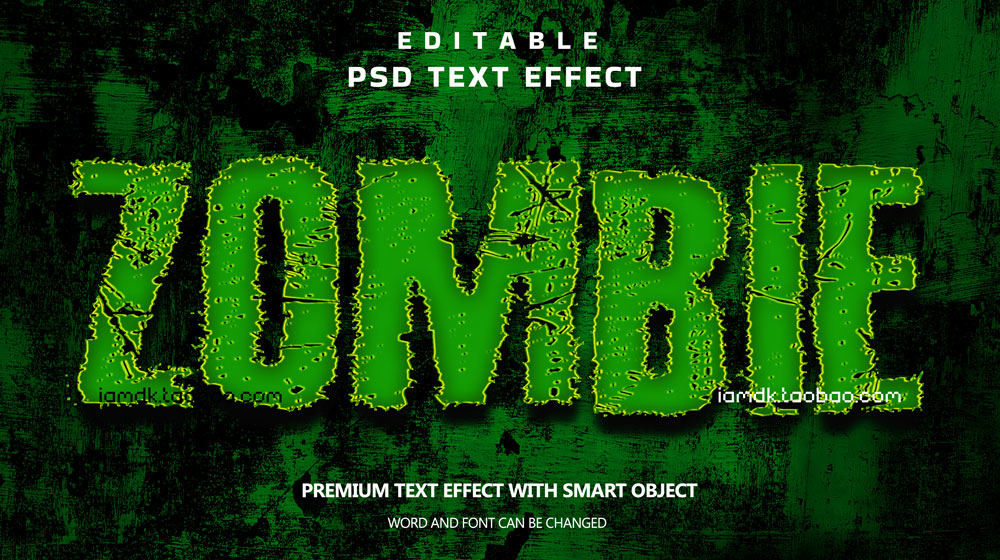 复古炫彩3d立体质感游戏品牌标题logo设计ps样机模板源文件 Text Effect Vol.162_img_2