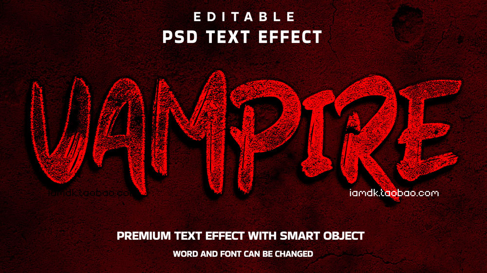 复古炫彩3d立体质感游戏品牌标题logo设计ps样机模板源文件 Text Effect Vol.162_img_2