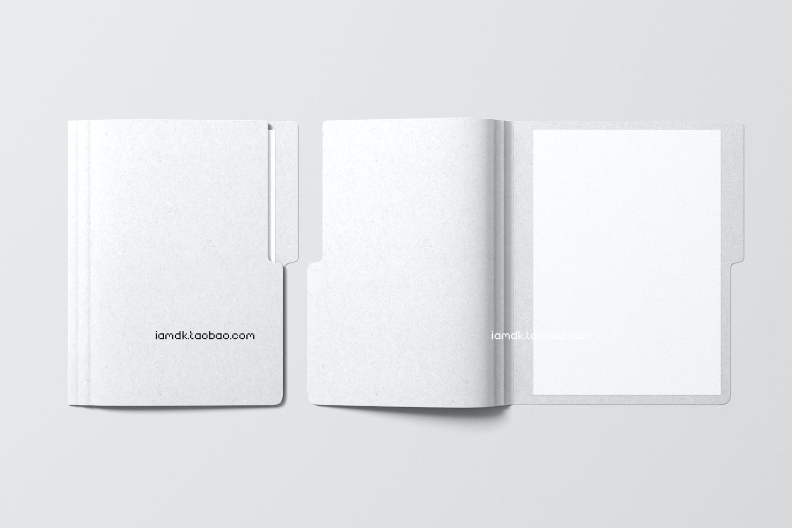 A4文件夹封面信纸品牌logo设计贴图样机 Paper Folder Mockup_img_2