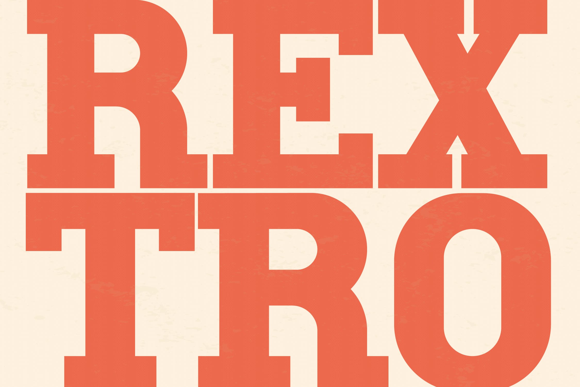 优雅海报品牌标识设计无衬线英文字体 Rextro Old School Font LS_img_2