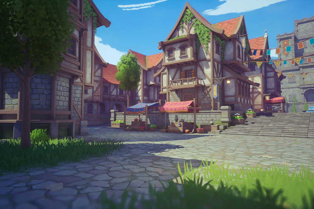 UE模型 中世纪农场村庄小楼房屋内饰设计效果图素材 Unreal Engine - Stylized Medieval Village_img_2