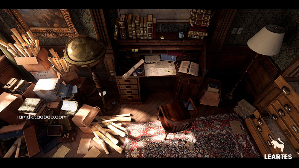 UE模型 78种维多利亚风复古室内装饰环境效果图素材 Unreal Engine – Victorian Interior Environment_img_2