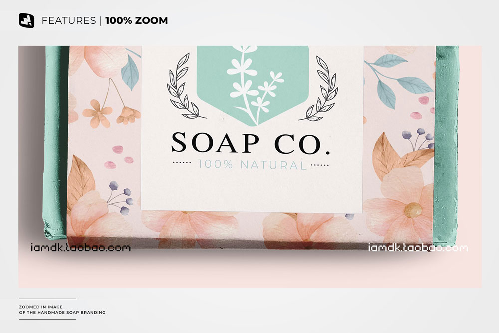 手工香皂品牌包装图案设计展示贴图PS样机素材 Handmade Soap Branding Mockup_img_2