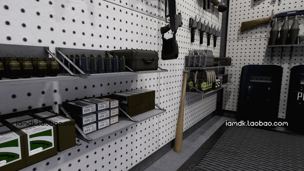 UE模型 逼真游戏场景武器枪支弹药库3D素材 Lowpoly Weapons Kit 4.26 Unreal Engine_img_2