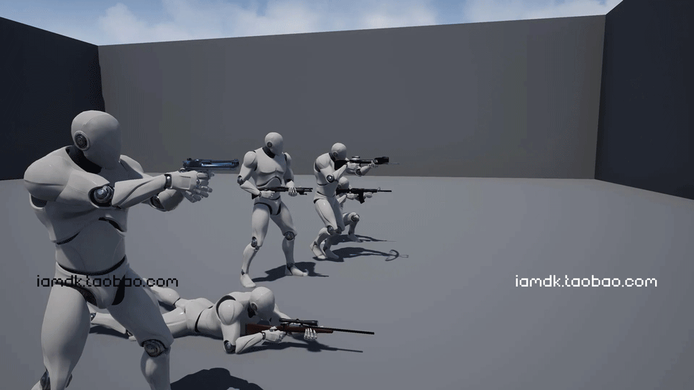 UE模型 逼真游戏场景武器枪支弹药库3D素材 Lowpoly Weapons Kit 4.26 Unreal Engine_img_2