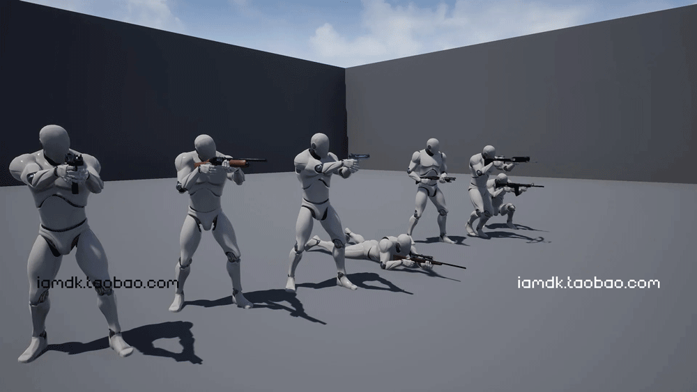 UE模型 逼真游戏场景武器枪支弹药库3D素材 Lowpoly Weapons Kit 4.26 Unreal Engine_img_2