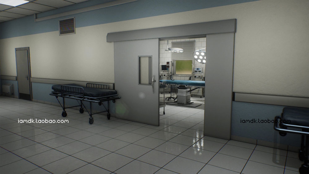 UE模型 现代医院手术室内饰效果图设计素材 Unreal Engine – Hospital environment (MODULAR)_img_2