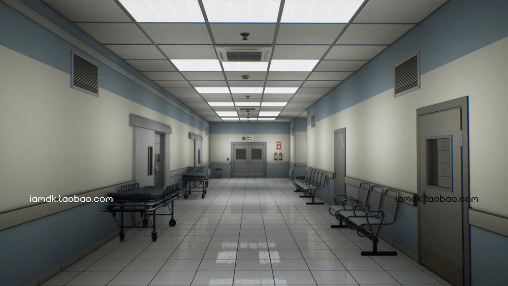 UE模型 现代医院手术室内饰效果图设计素材 Unreal Engine – Hospital environment (MODULAR)_img_2