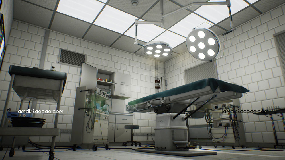 UE模型 现代医院手术室内饰效果图设计素材 Unreal Engine – Hospital environment (MODULAR)_img_2