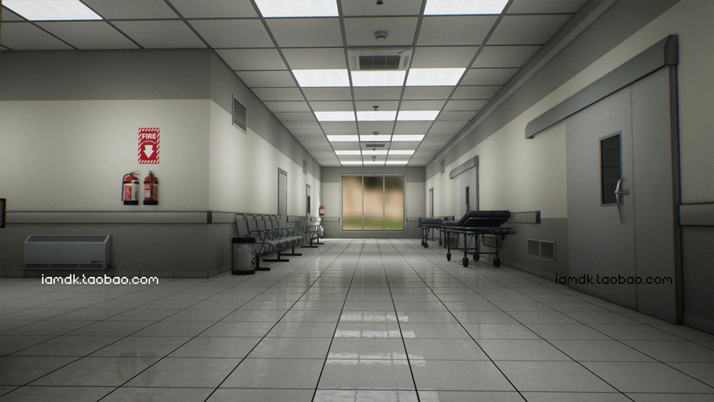 UE模型 现代医院手术室内饰效果图设计素材 Unreal Engine – Hospital environment (MODULAR)_img_2