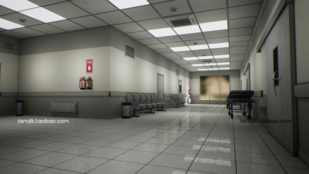 UE模型 现代医院手术室内饰效果图设计素材 Unreal Engine – Hospital environment (MODULAR)_img_2