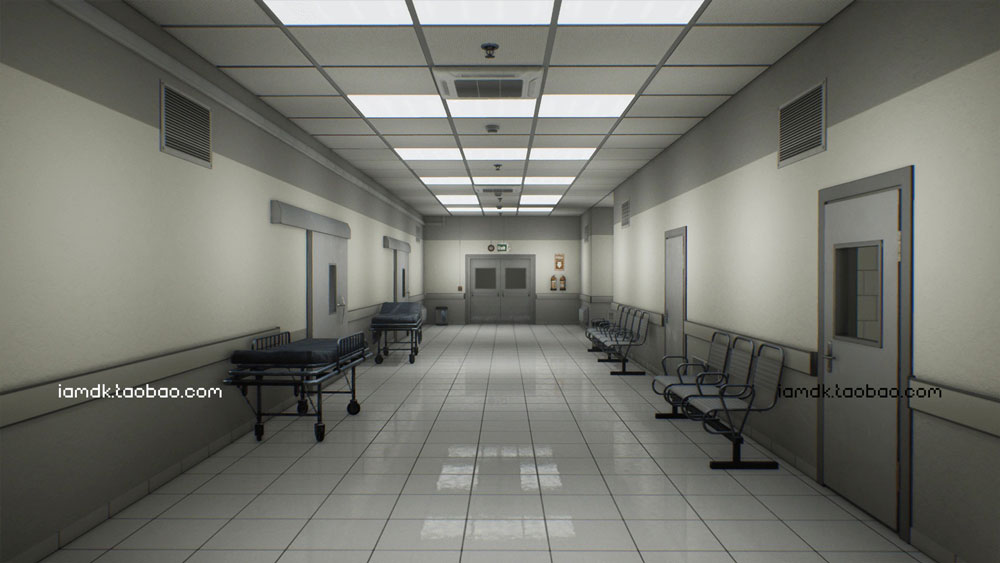 UE模型 现代医院手术室内饰效果图设计素材 Unreal Engine – Hospital environment (MODULAR)_img_2