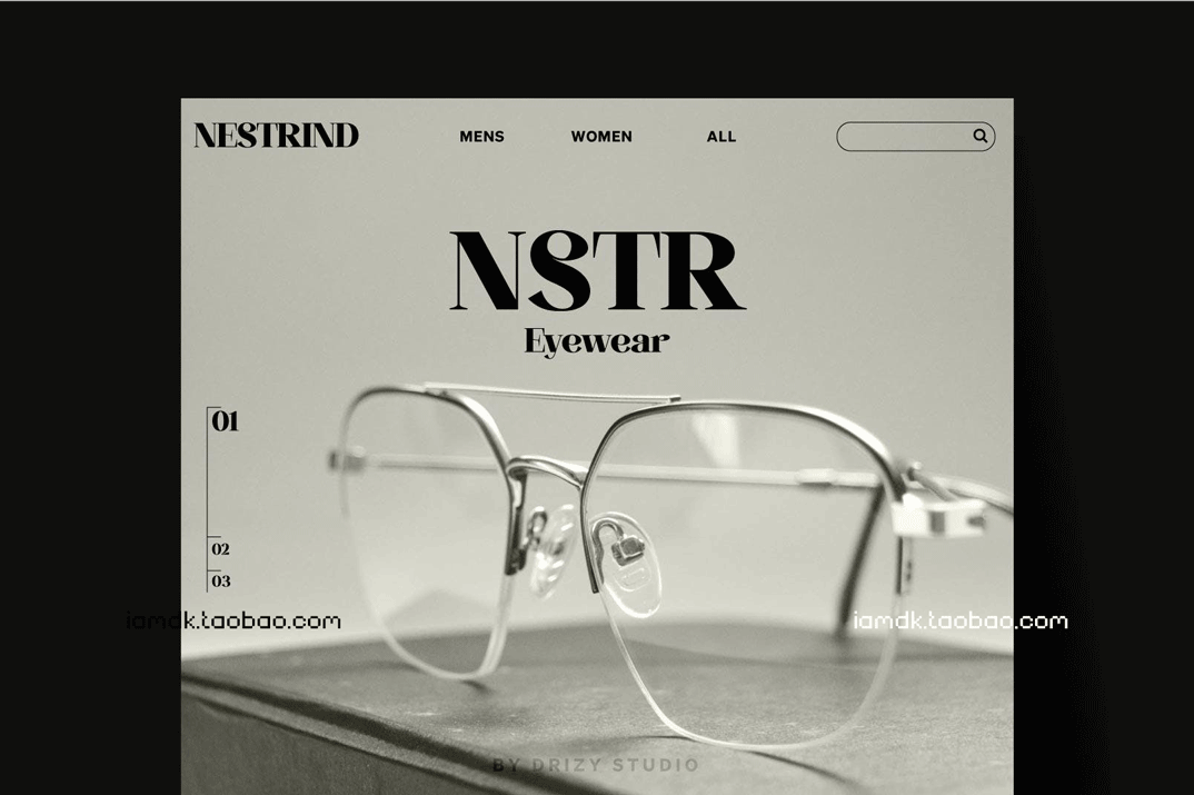 复古杂志海报标识设计衬线英文字体 Nestrind_img_2