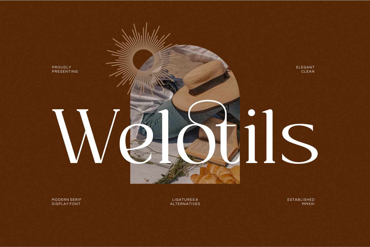 现代品牌包装徽标logo设计衬线英文字体 Welotils_img_2