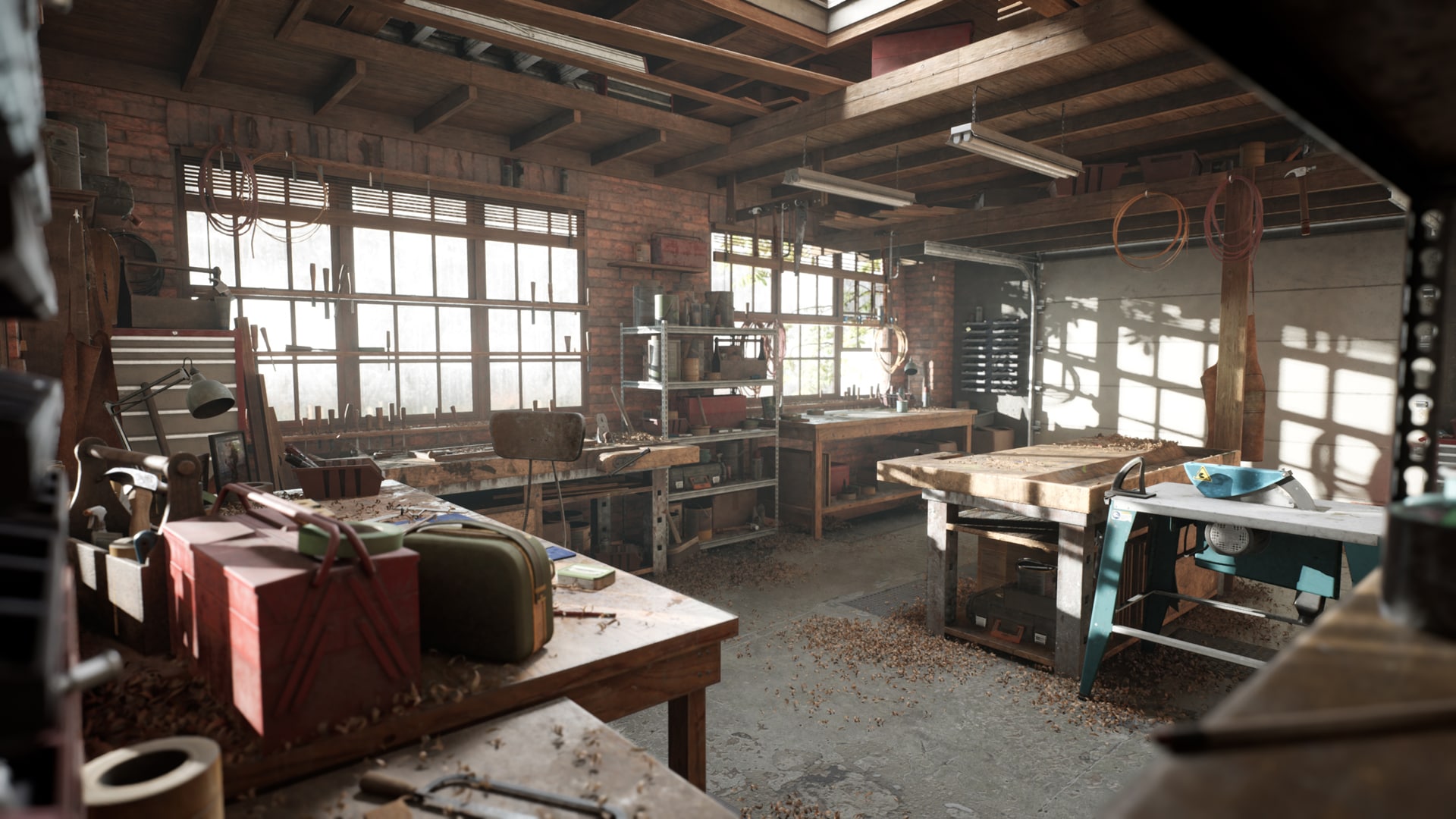 UE模型 高品质游戏环境工具车间场景3D素材 Unreal Engine – Carpenters Workshop_img_2