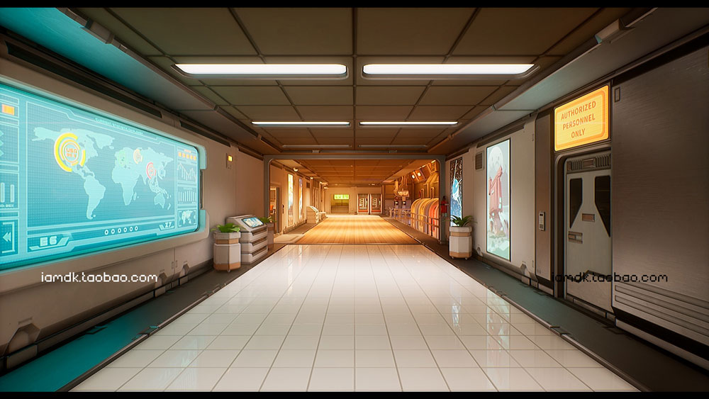 UE模型 未来派模块化赛博朋克城市实验室3D设计素材 Unreal Engine – Station Bravo_img_2