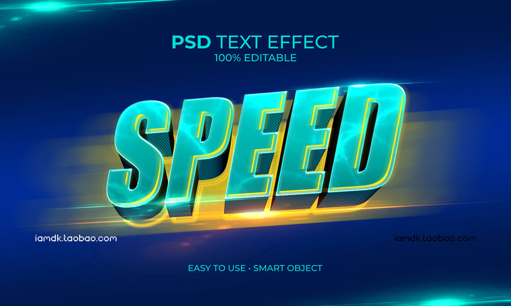 38款科幻复古赛博朋克3D立体质感电影海报标题Logo设计PS样机模板 Text Effect Vol.102_img_2