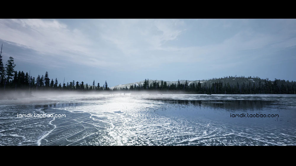 UE4模型 冬季雪地北欧森林针叶林松树云杉场景素材 Unreal Engine – Northern Forest_img_2