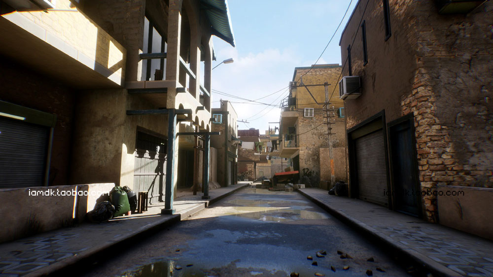 UE4模型 中东小镇房屋城市建筑道路电网渠道3D场景设计素材 Unreal Engine – Middle East_img_2