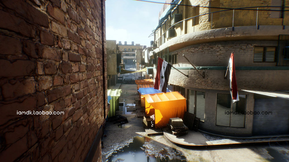 UE4模型 中东小镇房屋城市建筑道路电网渠道3D场景设计素材 Unreal Engine – Middle East_img_2