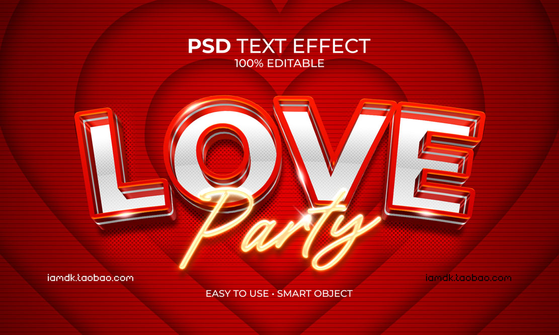 7款时尚质感复古霓虹3D立体海报标题Logo设计PSD样机模板素材 Psd Text Effect Set Vol 21_img_2