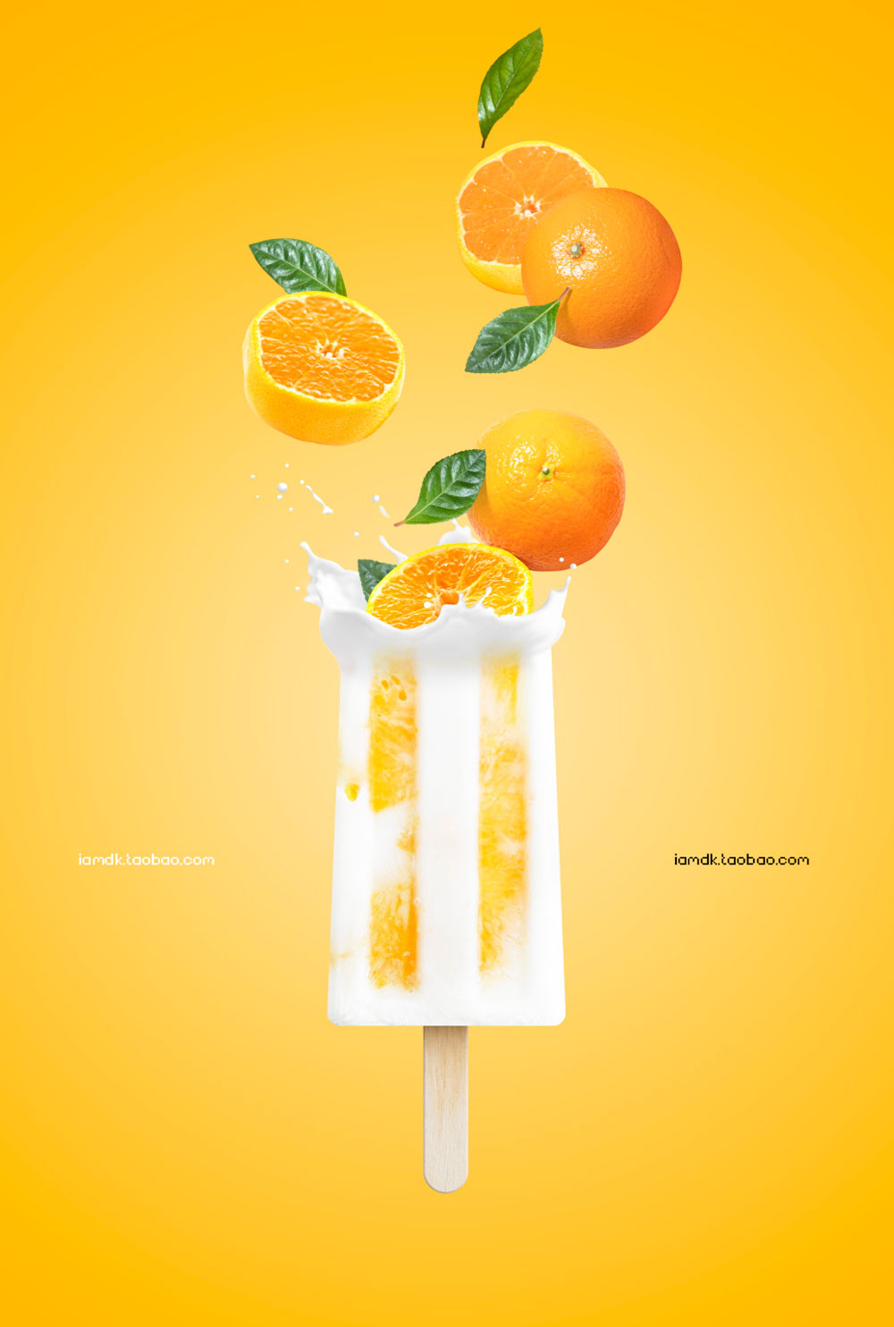 12款时尚创意水果果汁饮料传单海报设计PSD模板源文件素材 Fruit Juice Sale Poster Template_img_2