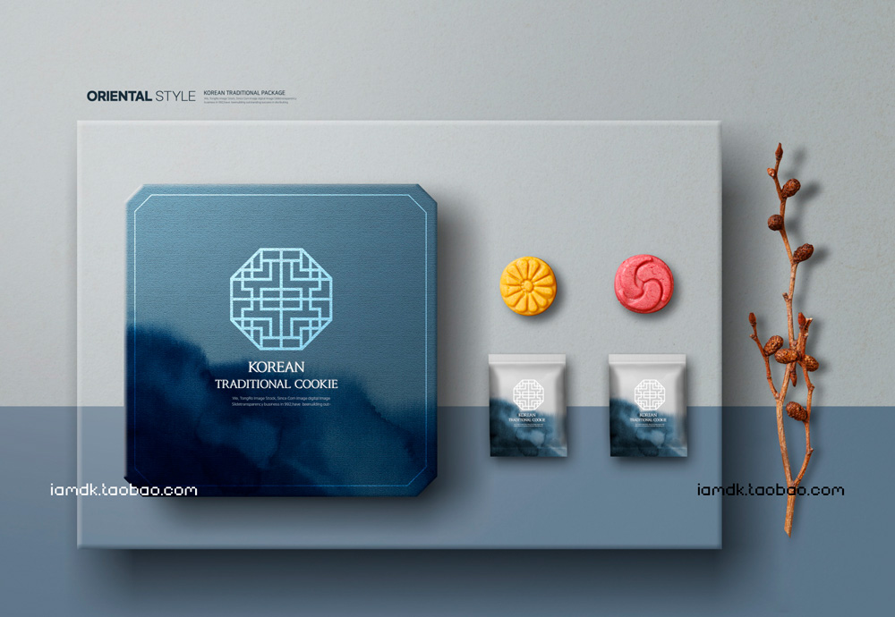 12款中式中国风茶叶白酒包装展板海报设计PSD模板源文件素材 Chinese Style Packaging PSD Template_img_2