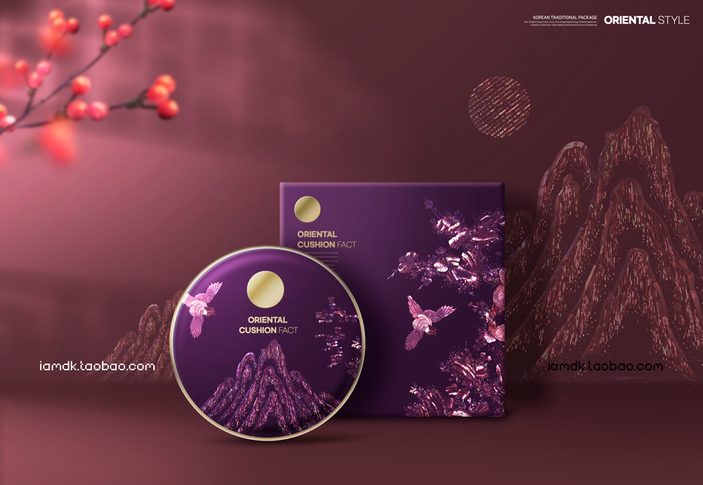 12款中式中国风茶叶白酒包装展板海报设计PSD模板源文件素材 Chinese Style Packaging PSD Template_img_2