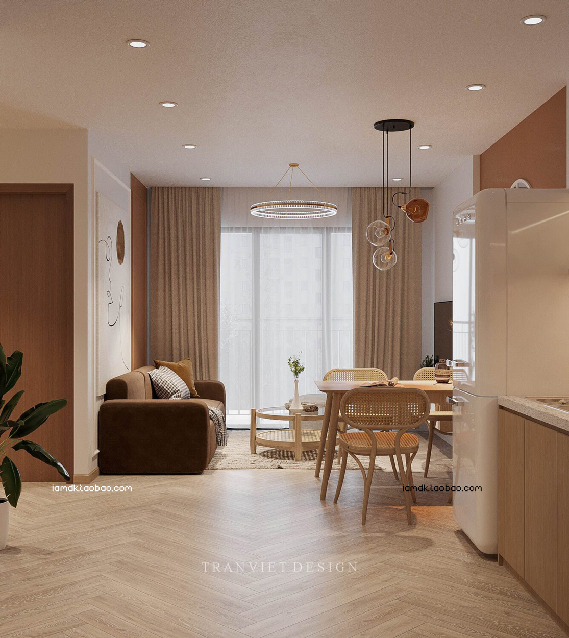 简约公寓室内装饰设计3D效果图设计素材 Apartment Interior_img_2