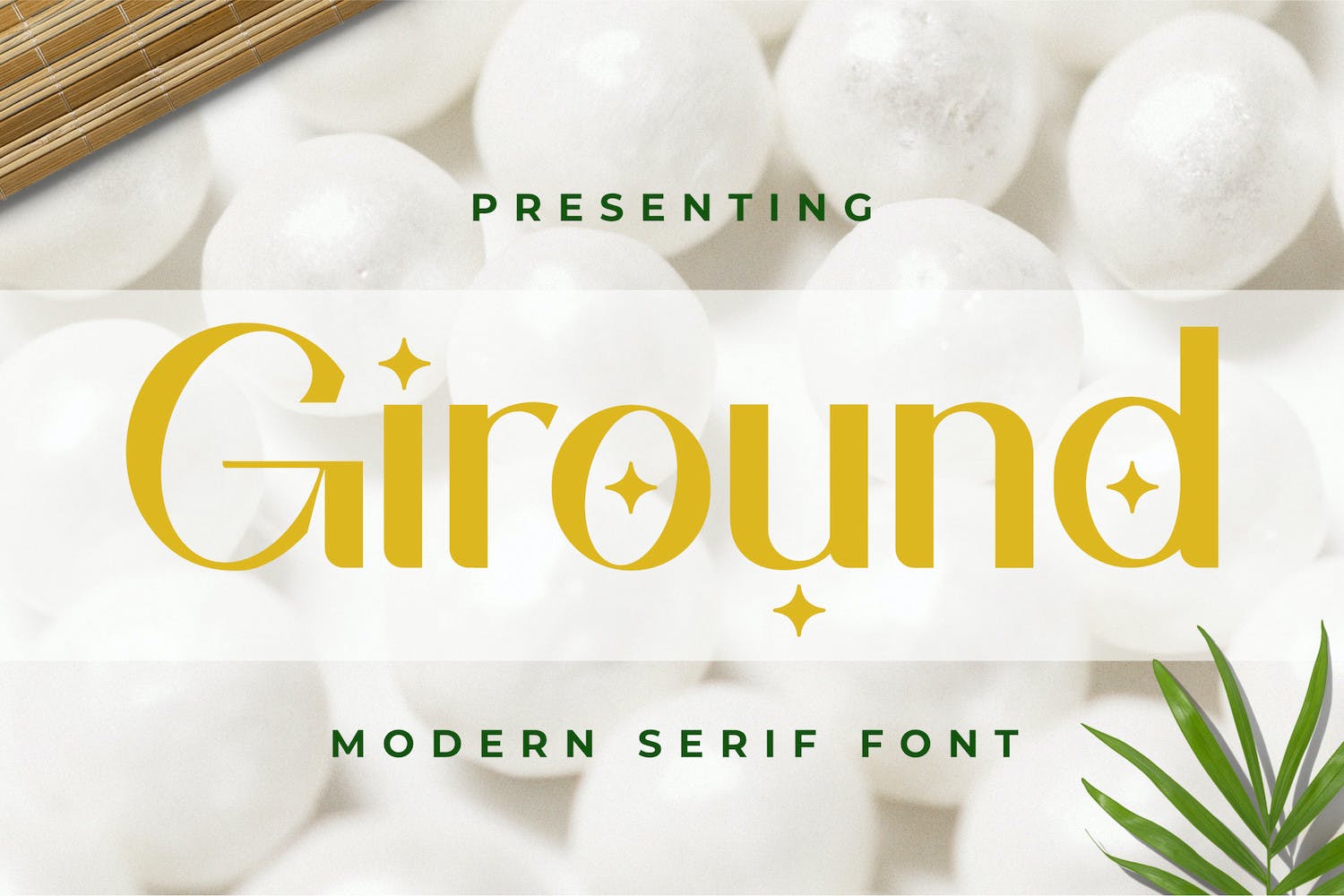 现代品牌包装徽标logo设计无衬线英文字体 Giround Font_img_2