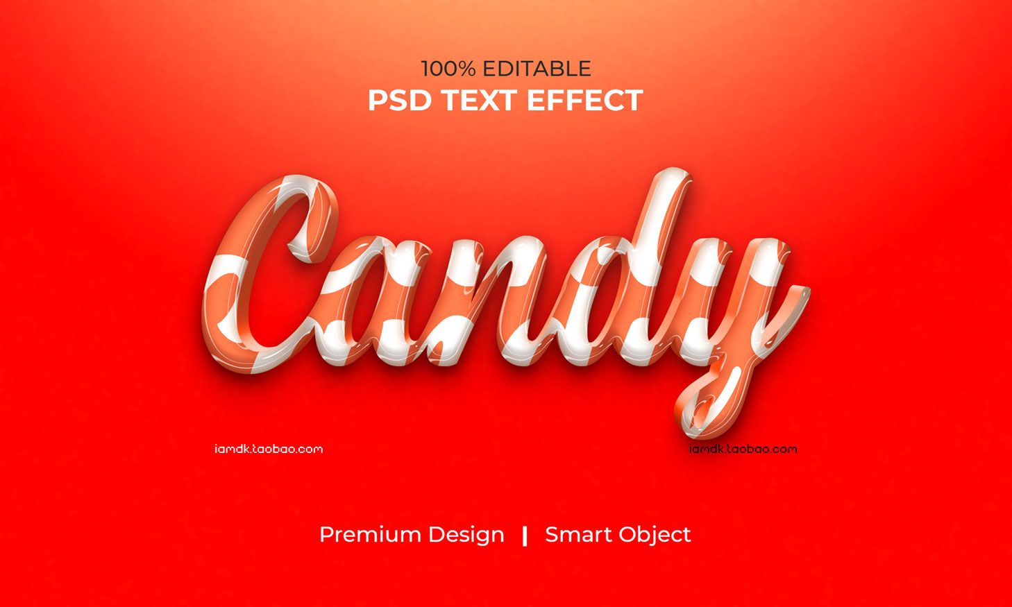 13款时尚3D立体质感标题Logo设计PSD样机模板源文件素材 Psd Text Effect Set Vol 19_img_2