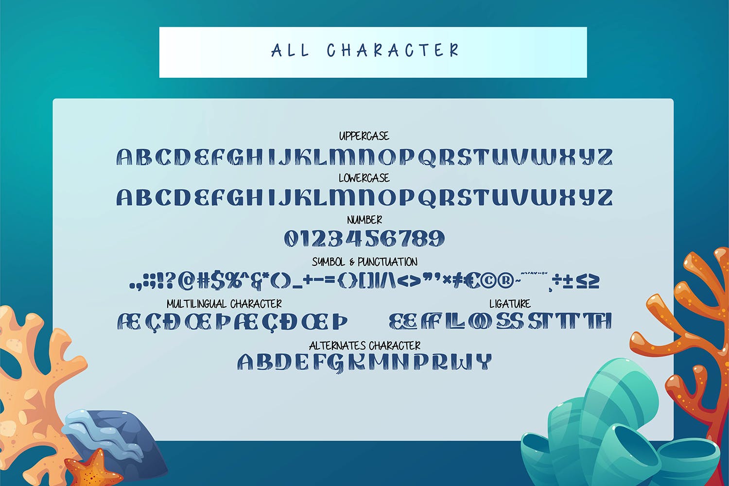 优雅品牌名片海报设计手写英文字体 Seaweed  Fancy Handwritten Font_img_2