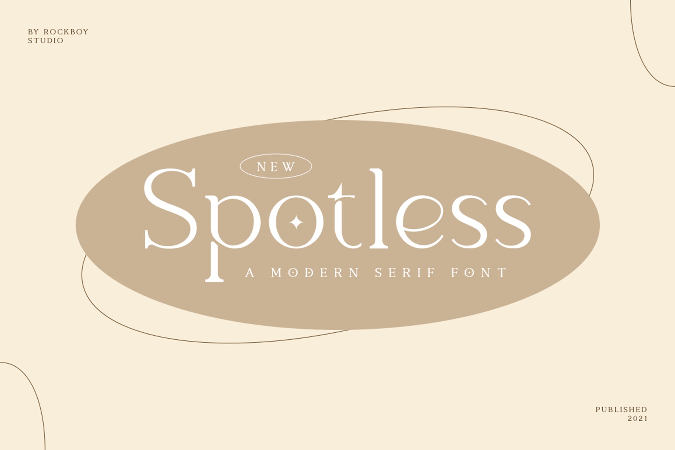 优雅杂志广告标识设计衬线英文字体 Spotless - Modern Stylish_img_2