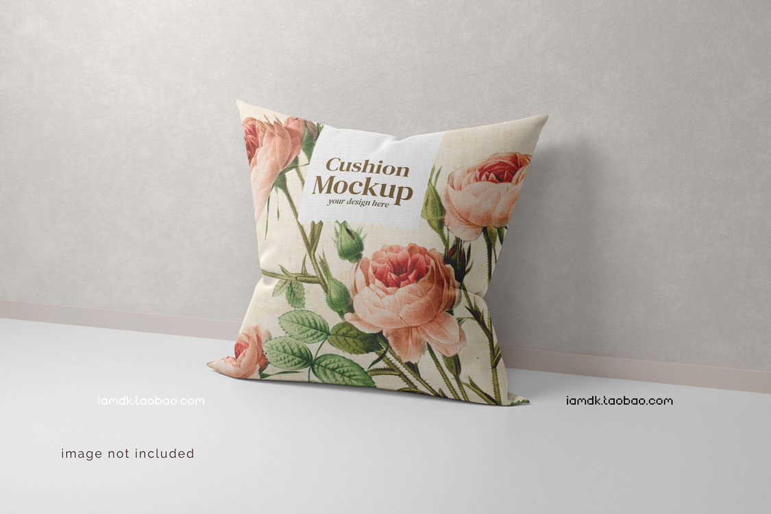 10款抱枕枕头印花图案设计PS展示贴图样机素材 Cushion Mockup_img_2