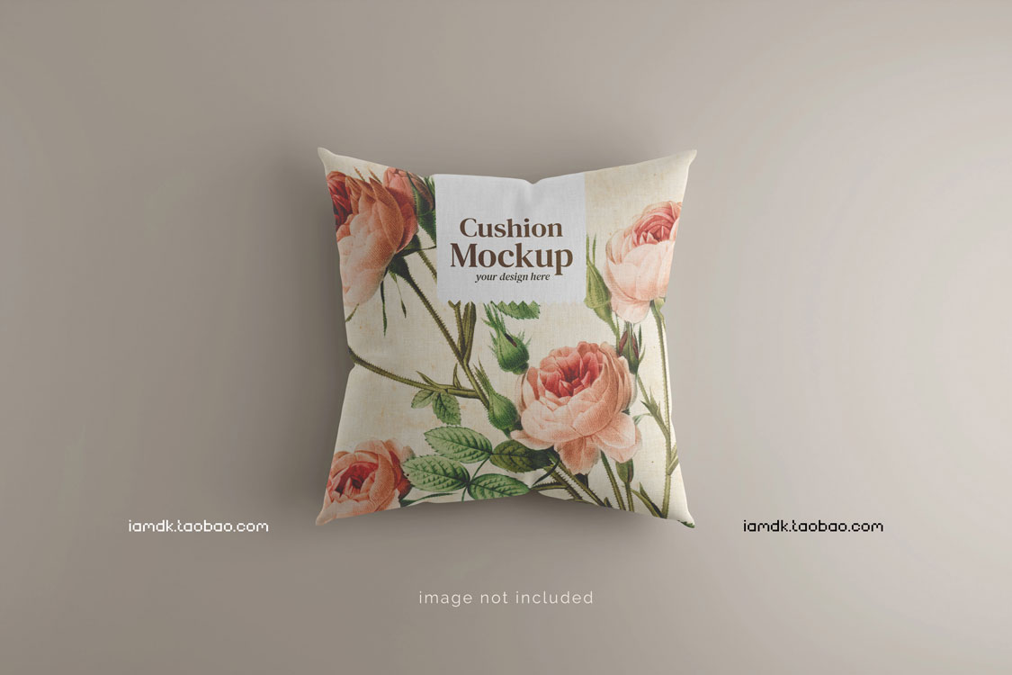 10款抱枕枕头印花图案设计PS展示贴图样机素材 Cushion Mockup_img_2