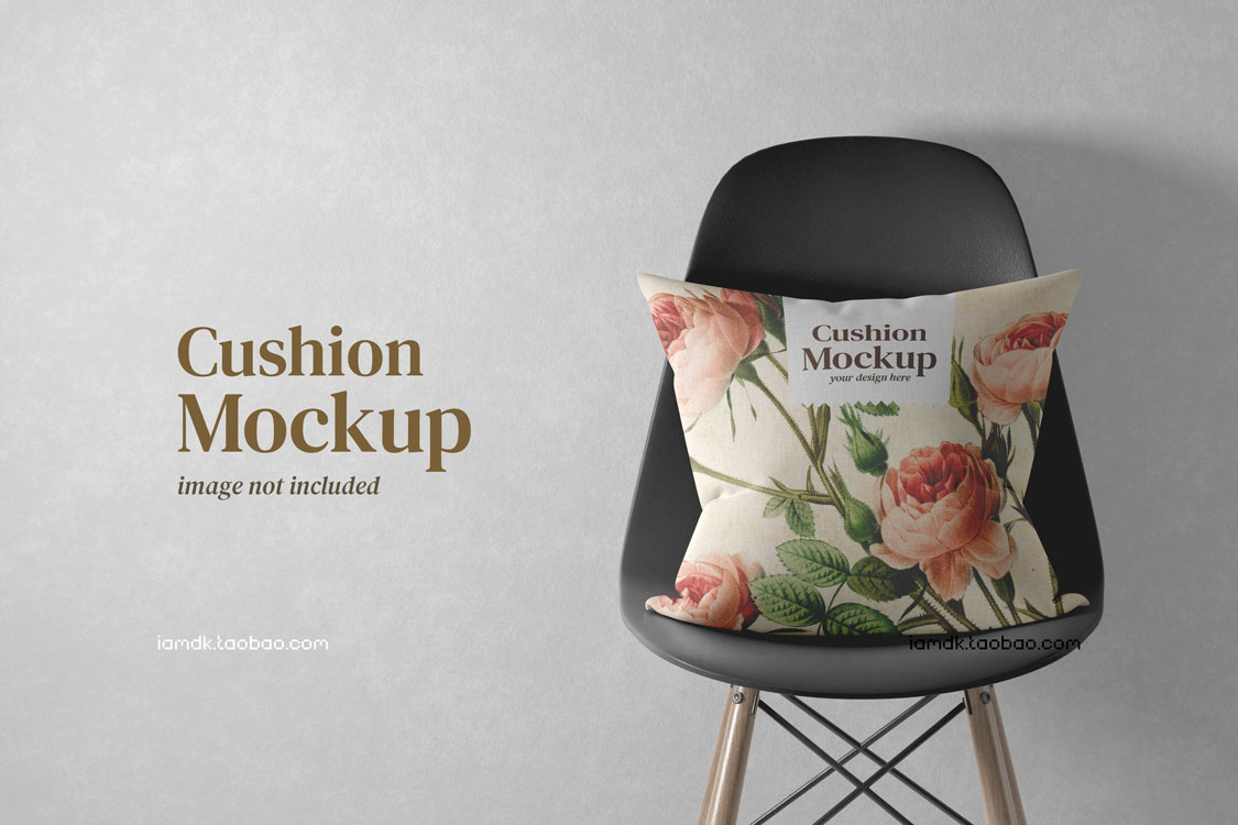 10款抱枕枕头印花图案设计PS展示贴图样机素材 Cushion Mockup_img_2