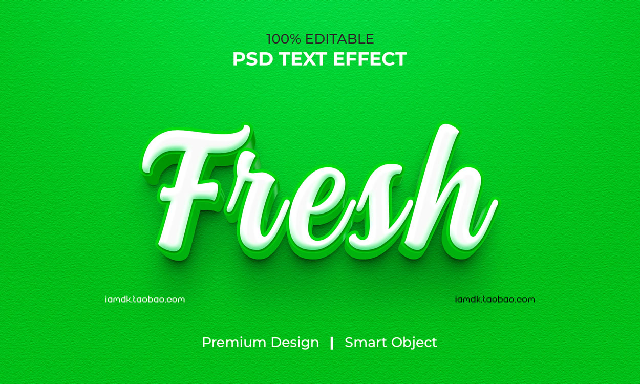 12款3D立体质感标题Logo设计PSD样机模板源文件素材 Text Effect Vol.76_img_2