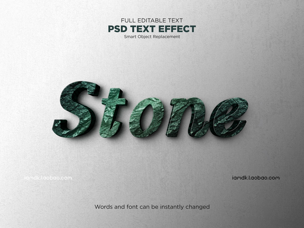 29款创意3D炫彩标题Logo设计PS样机生成器源文件素材 Text Effect Vol.74_img_2