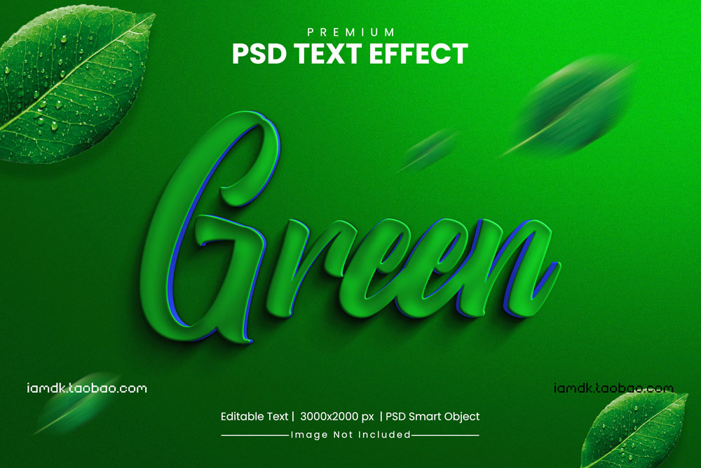 19款3D质感立体标志Logo标题PS样式模板源文件 Text Effect Vol.73_img_2