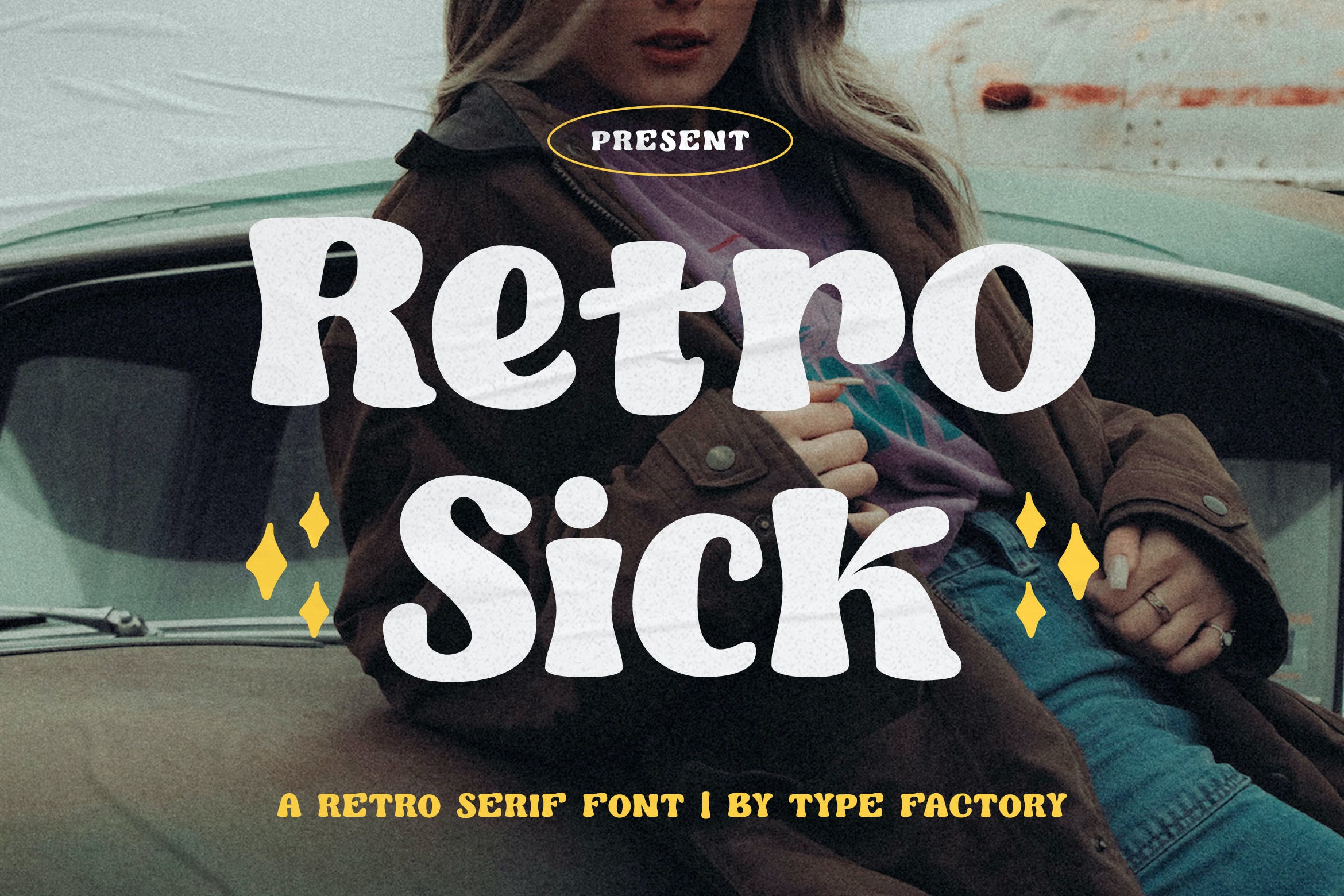 复古品牌海报标识设计衬线英文字体 Retro Sick - A Retro Serif Font_img_2