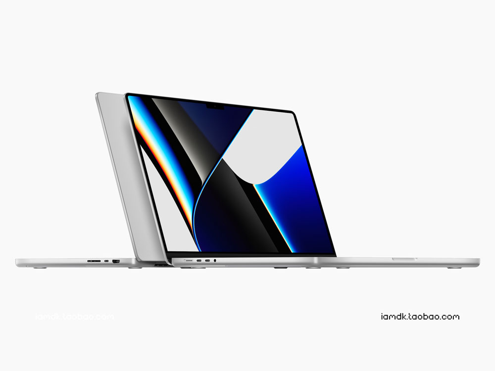 16寸Macbook Pro笔记本电脑网页UI界面设计作品贴图ps样机素材 MacBook Pro 16 inch Mockups_img_2