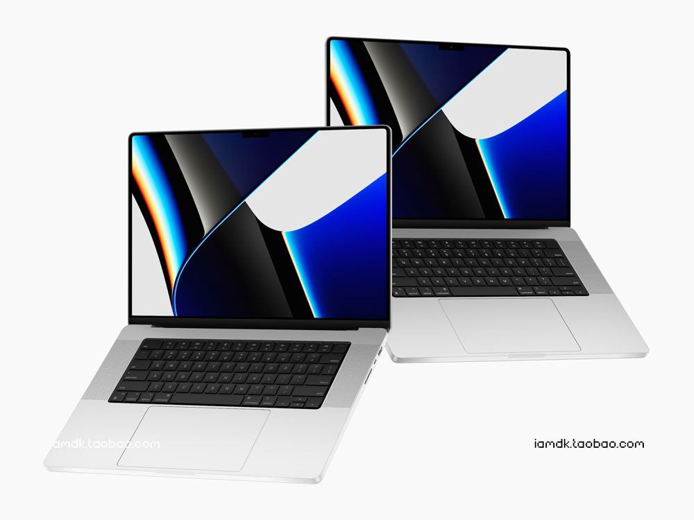 16寸Macbook Pro笔记本电脑网页UI界面设计作品贴图ps样机素材 MacBook Pro 16 inch Mockups_img_2