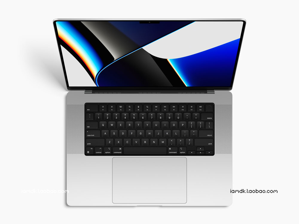 16寸Macbook Pro笔记本电脑网页UI界面设计作品贴图ps样机素材 MacBook Pro 16 inch Mockups_img_2