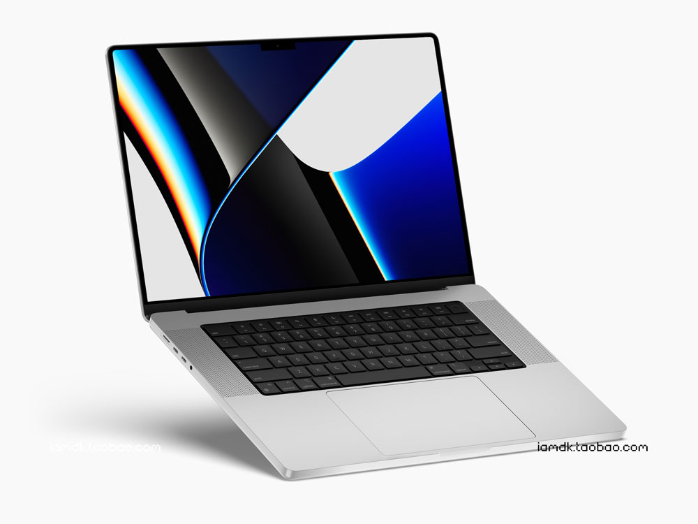 16寸Macbook Pro笔记本电脑网页UI界面设计作品贴图ps样机素材 MacBook Pro 16 inch Mockups_img_2