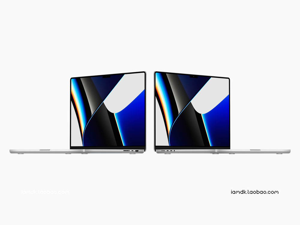 16寸Macbook Pro笔记本电脑网页UI界面设计作品贴图ps样机素材 MacBook Pro 16 inch Mockups_img_2