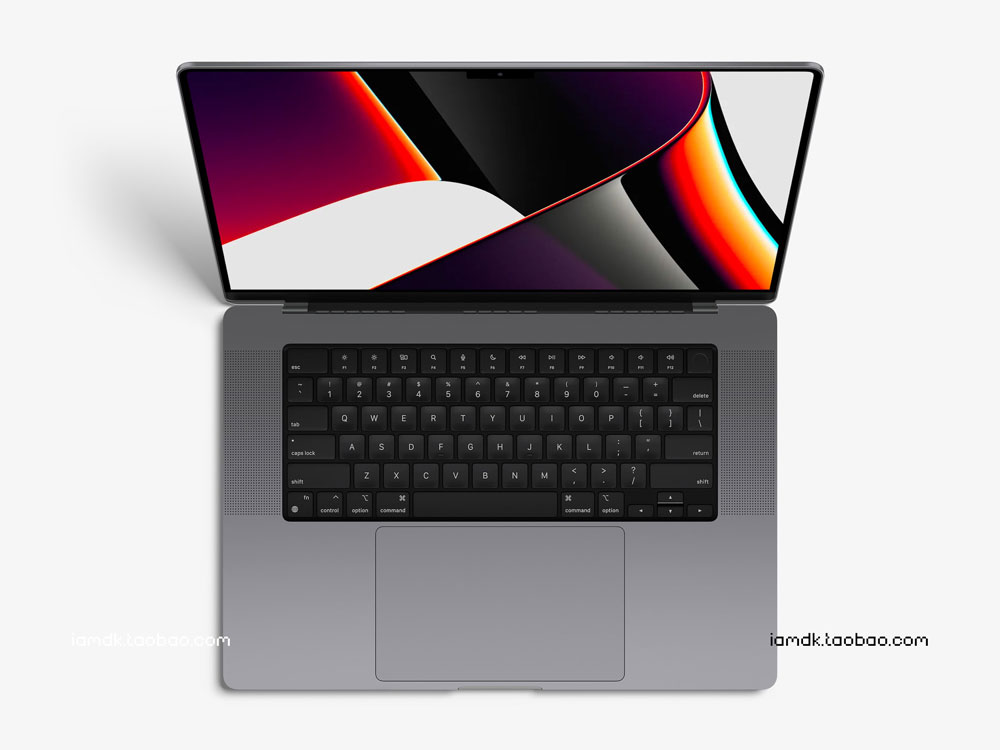 16寸Macbook Pro笔记本电脑网页UI界面设计作品贴图ps样机素材 MacBook Pro 16 inch Mockups_img_2