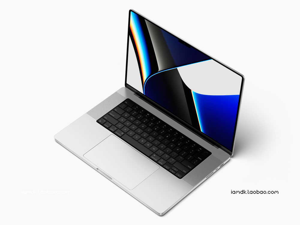 16寸Macbook Pro笔记本电脑网页UI界面设计作品贴图ps样机素材 MacBook Pro 16 inch Mockups_img_2